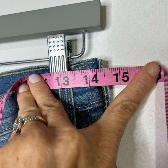 Levi’s Strauss Signature Heritage High Rise Straight Jeans Distressed - Picture 3 of 11